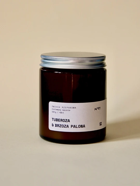 Pokrzywie - Świeca rzepakowa 05 Tuberoza i brzoza palona.jpg